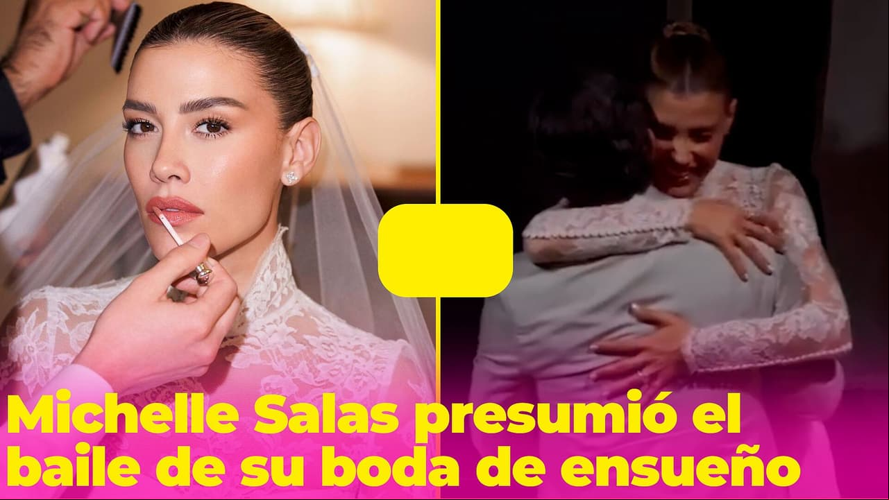 Michelle Salas presumió cómo fue su primer baile de casada en su boda de ensueño