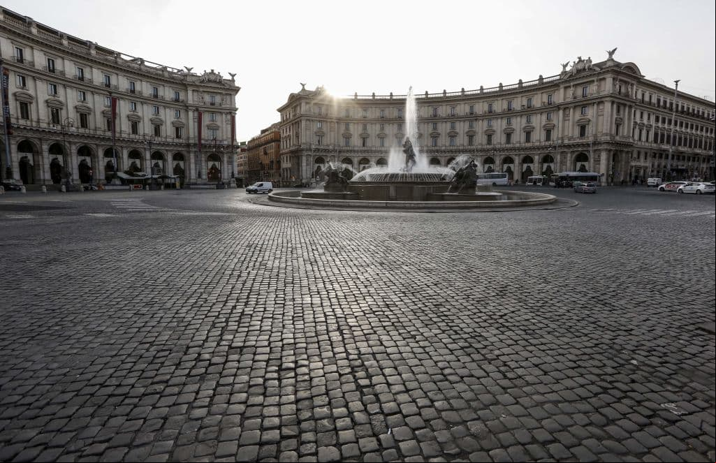 Roma, Italia.
<br>
<br>Italia es el país que más casos ha reportado, después de China; ya van más de 12 mil personas que han dado positivo de COVID-19.