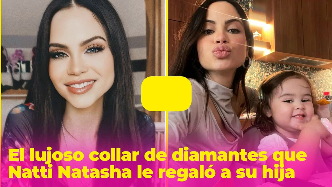 Natti Natasha regala lujoso collar de diamantes a su hija y la reacción de Vida fue memorable