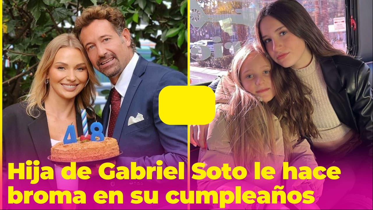 Hija de Gabriel Soto le juega una broma en pleno cumpleaños: Irina Baeva documentó el divertido momento