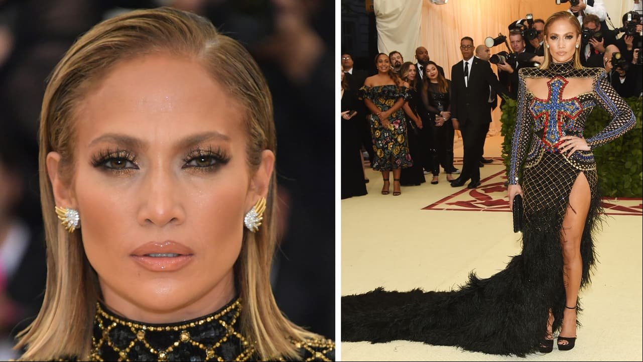 JLo en la Met Gala 2018.
