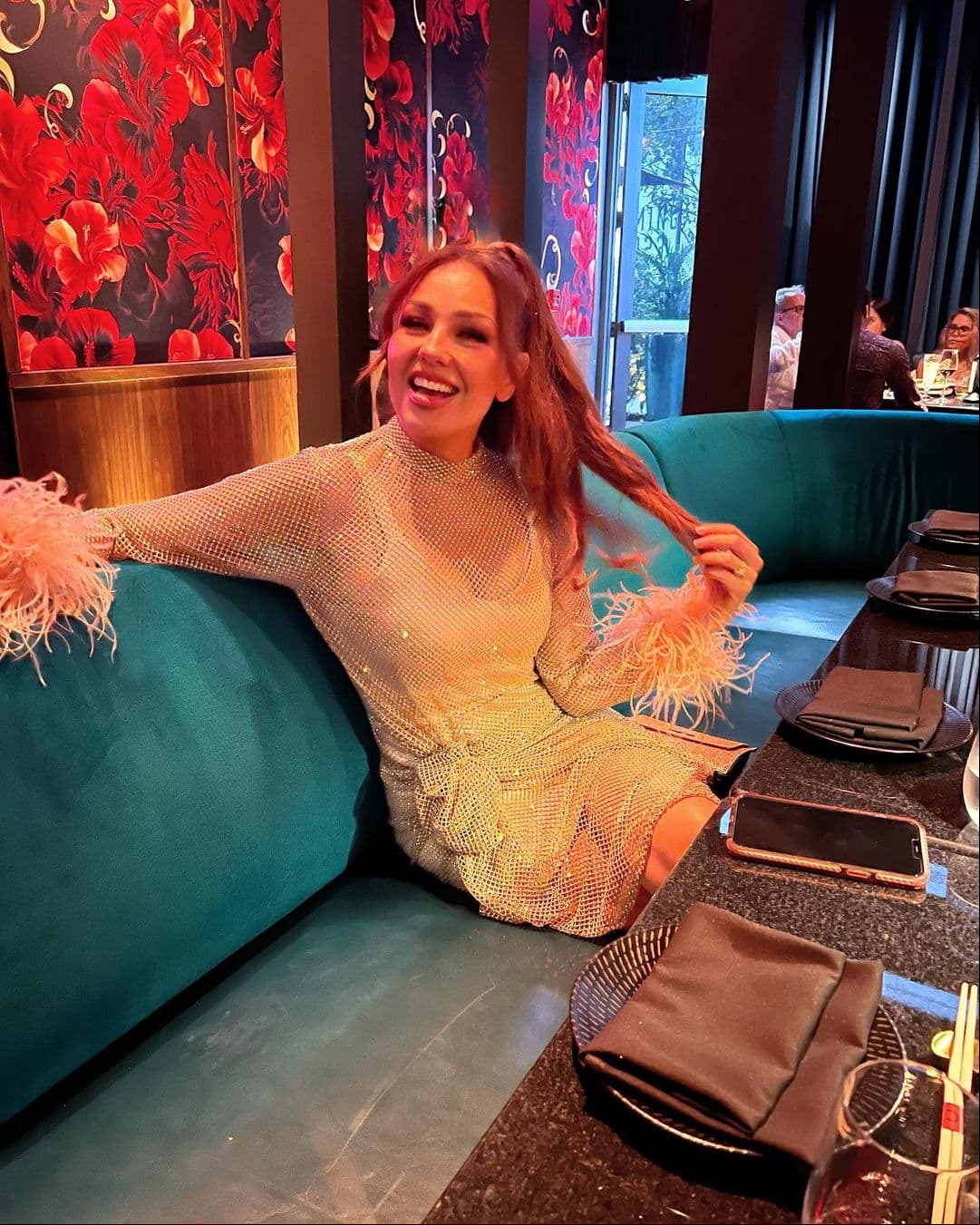 Thalía celebra a lo grande sus 51 años