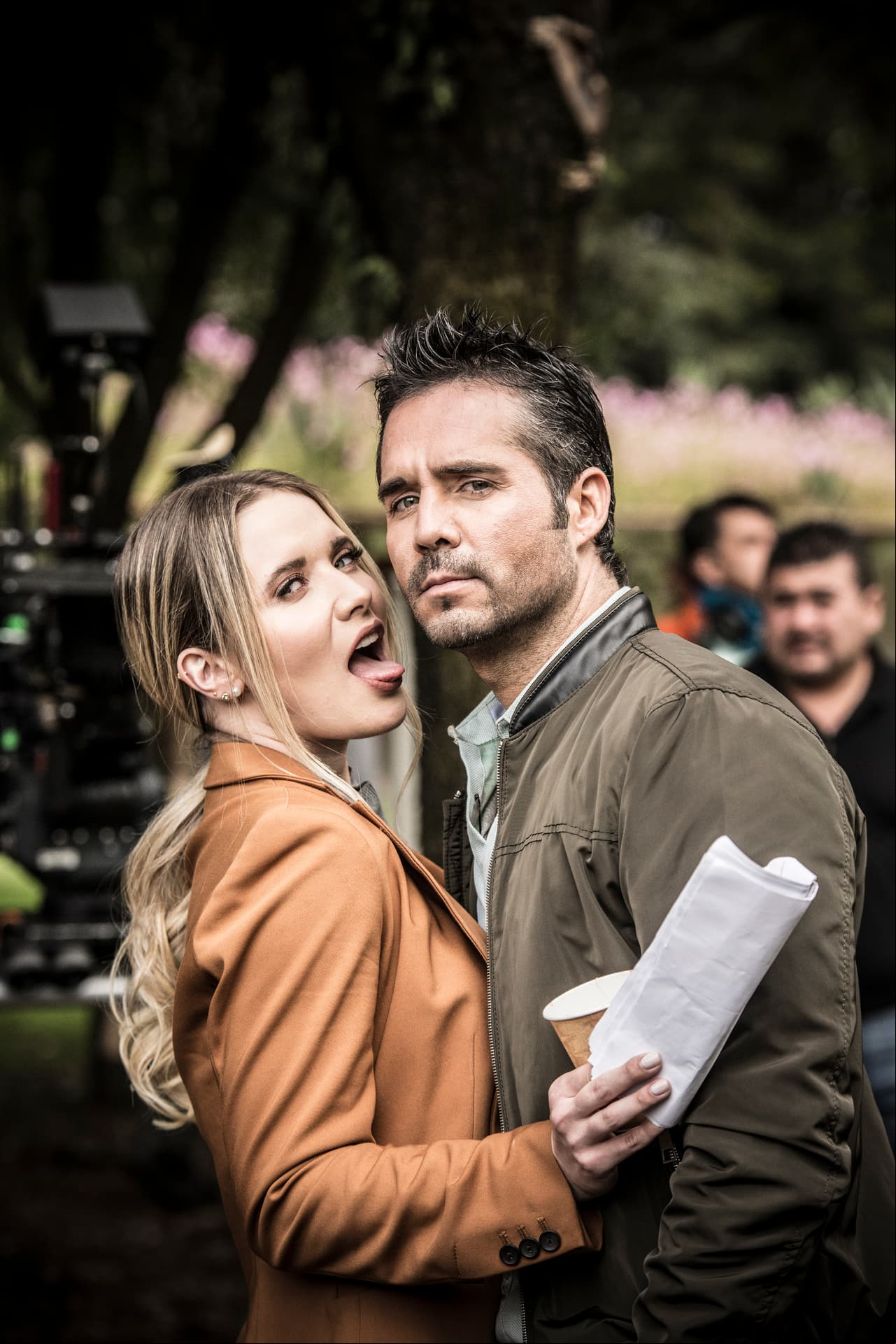 Kimberly Dos Ramos y José Ron disfrutaron cada escena que grabaron juntos.