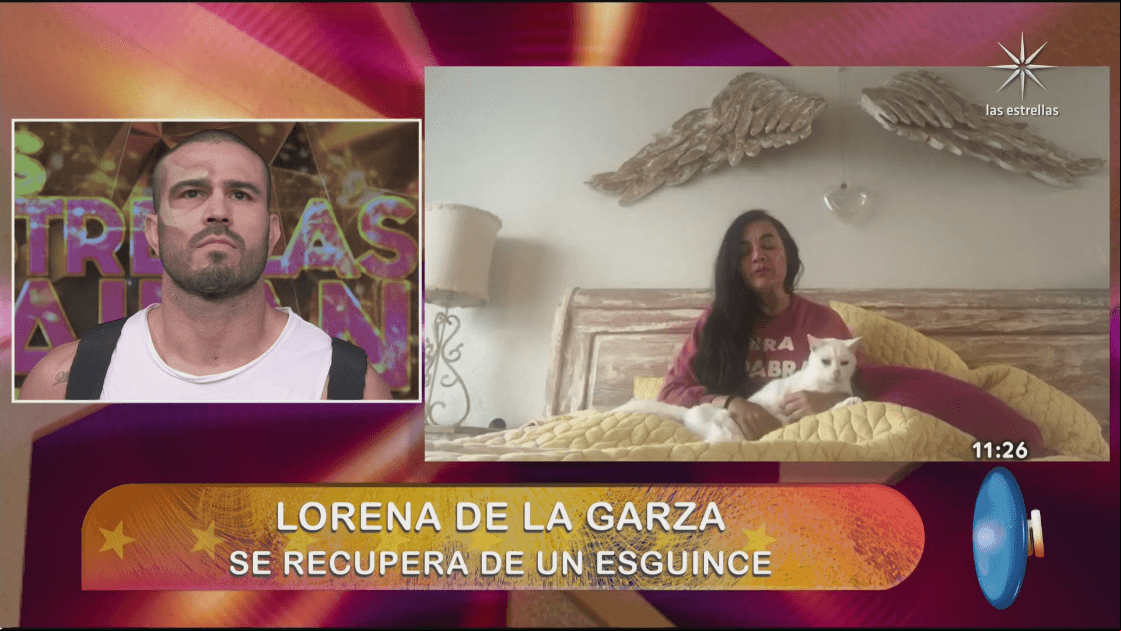 Lorena de la Garza le envía un mensaje a su pareja de baile, José Luis Verdugo