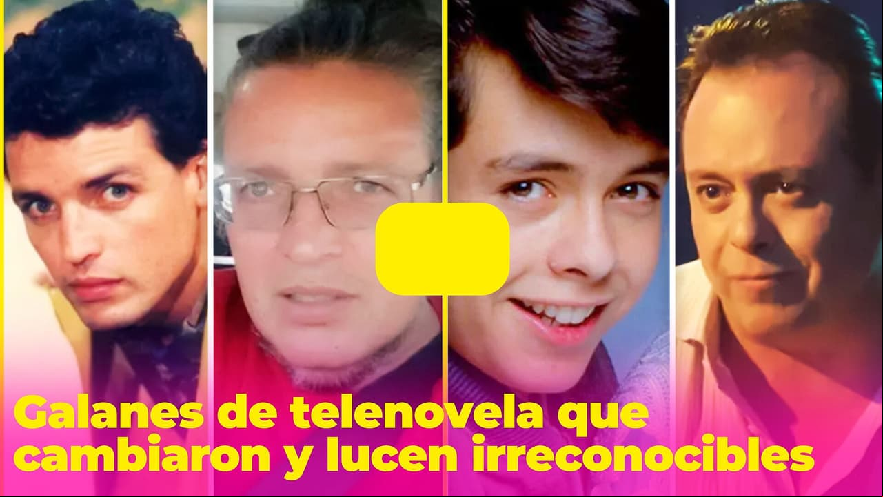 ¿Qué les pasó a estos galanes de telenovela? Cambiaron tanto que ya no los reconocemos en fotos