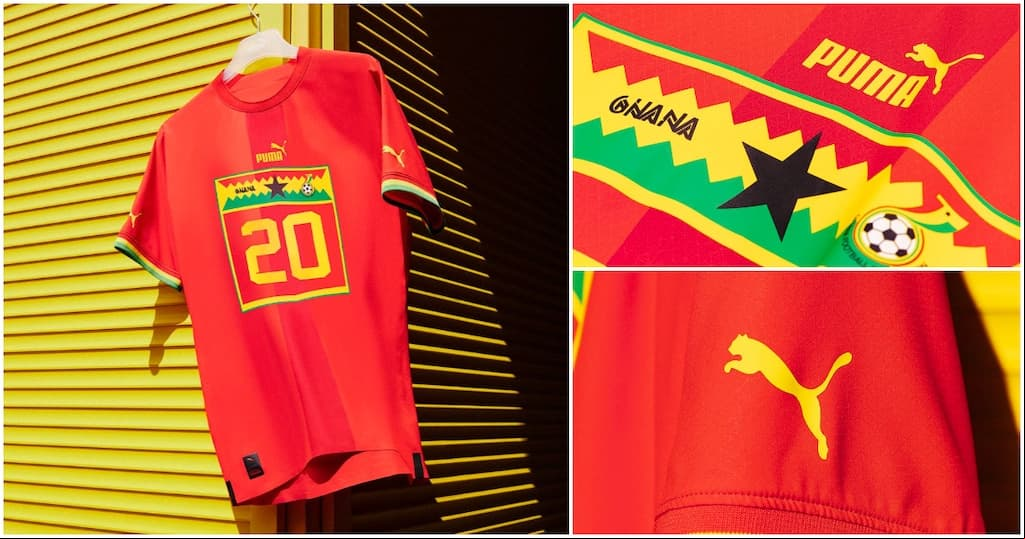 GHANA, VISITANTE. Las distintas marcas patrocinadoras se han lucido con los diseños para el Mundial Qatar 2022.