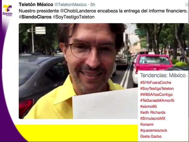 ¡El Teletón se convierte en trending topic!