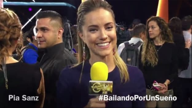 Pia Sanz hace una invitación para el estreno de Bailando por un Sueño