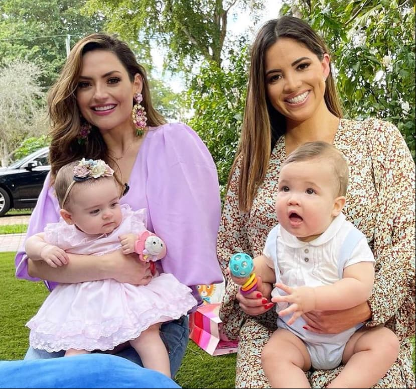 En fotos: El primer encuentro de Megan y Ford, los bebés de impacto