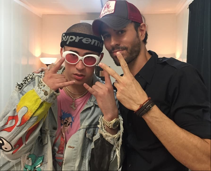 Enrique Iglesias graba canción con Bad Bunny