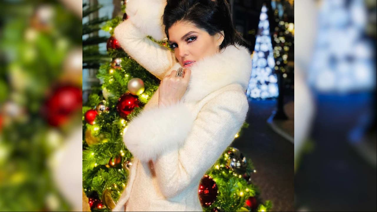 Ana Bárbara deja ver detalles de su espectacular árbol de Navidad