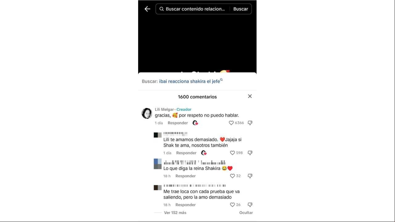 Lili Melgar se habría pronunciado.