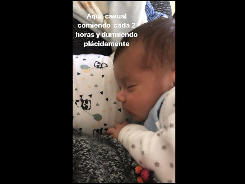 Zoraida Gómez enternece a sus fans al mostrar a su hijo durmiendo "plácidamente".