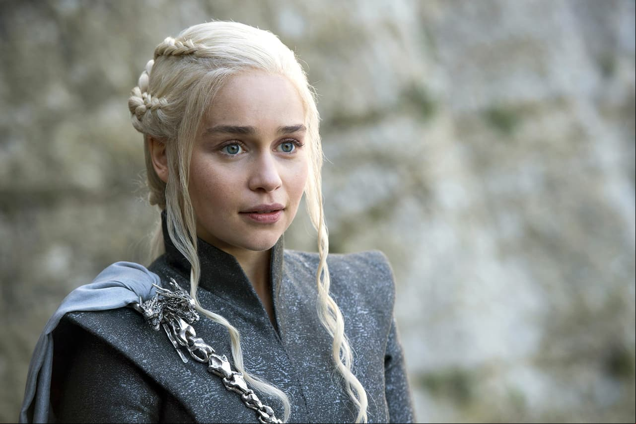 Emilia Clarke interpreta a 'Daenerys Targaryen' en la serie 'Game of Thrones'