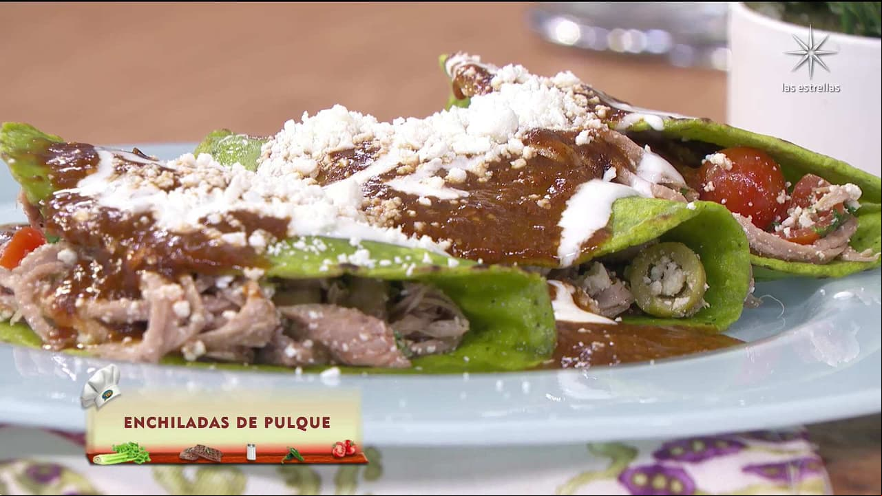 Enchiladas de pulque: Erika Buenfil muestra su sazón con esta receta