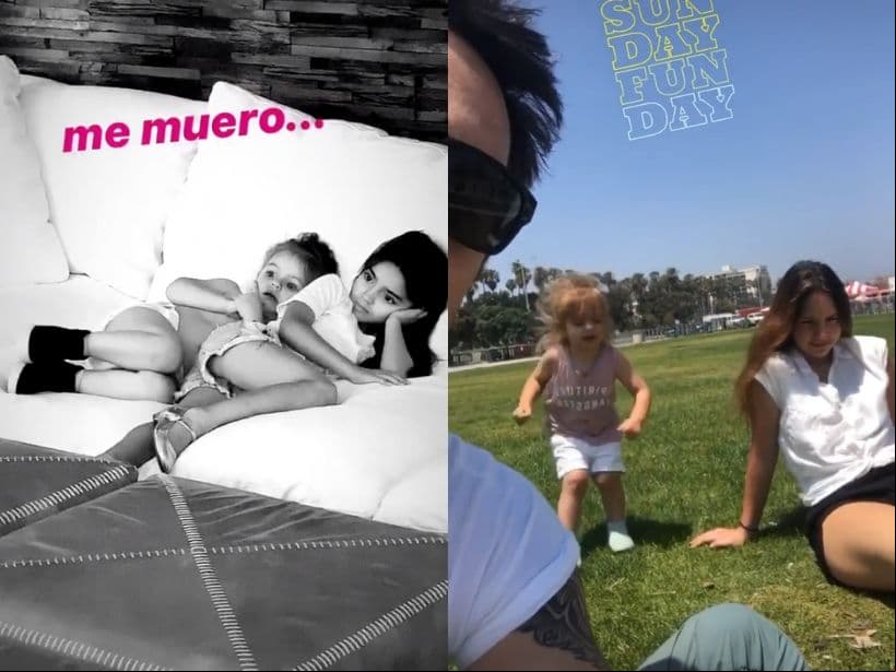 Aislinn Derbez y Mauricio Ochmann muestran cómo se divierte Kailani los fines de semana.