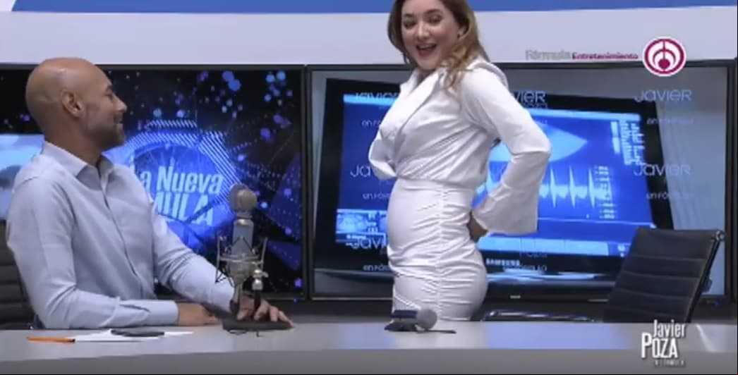 Sherlyn dejó ver que ya se le nota su embarazo