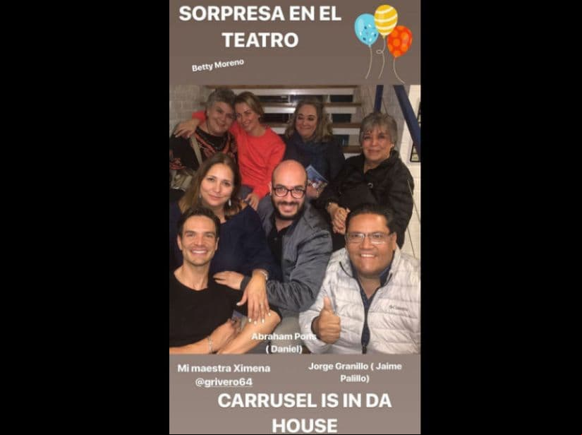A inicio de año, Ludwika Paleta presumió el reencuentro que vivió con sus compañeros de telenovela