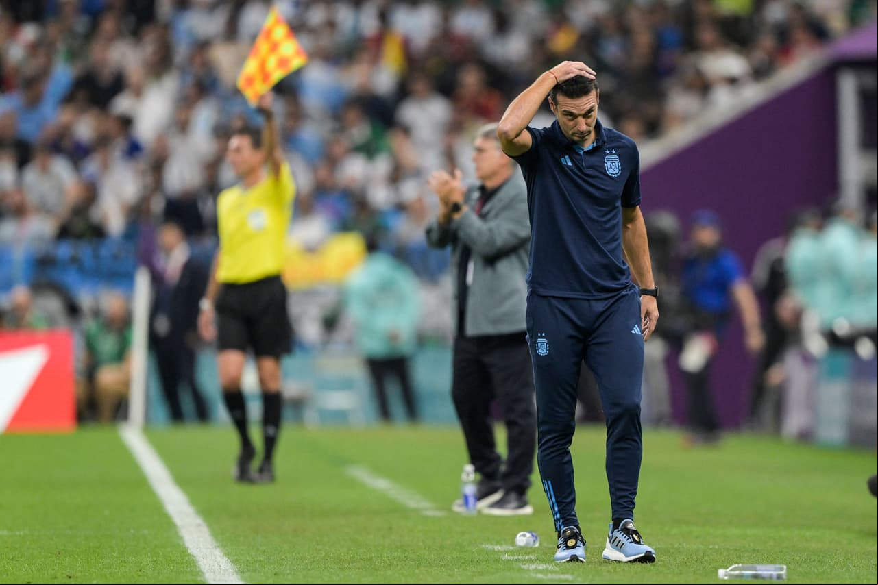 Lionel Scaloni ite que el campeón Argentina tuvo su peor momento ante México