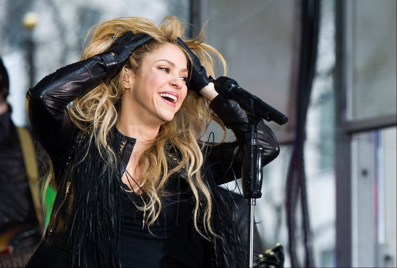 Shakira performs on NBC's "Today" show on Wednesday, March 26, 2014 in New York. (Photo by Charles Sykes/Invision/AP)