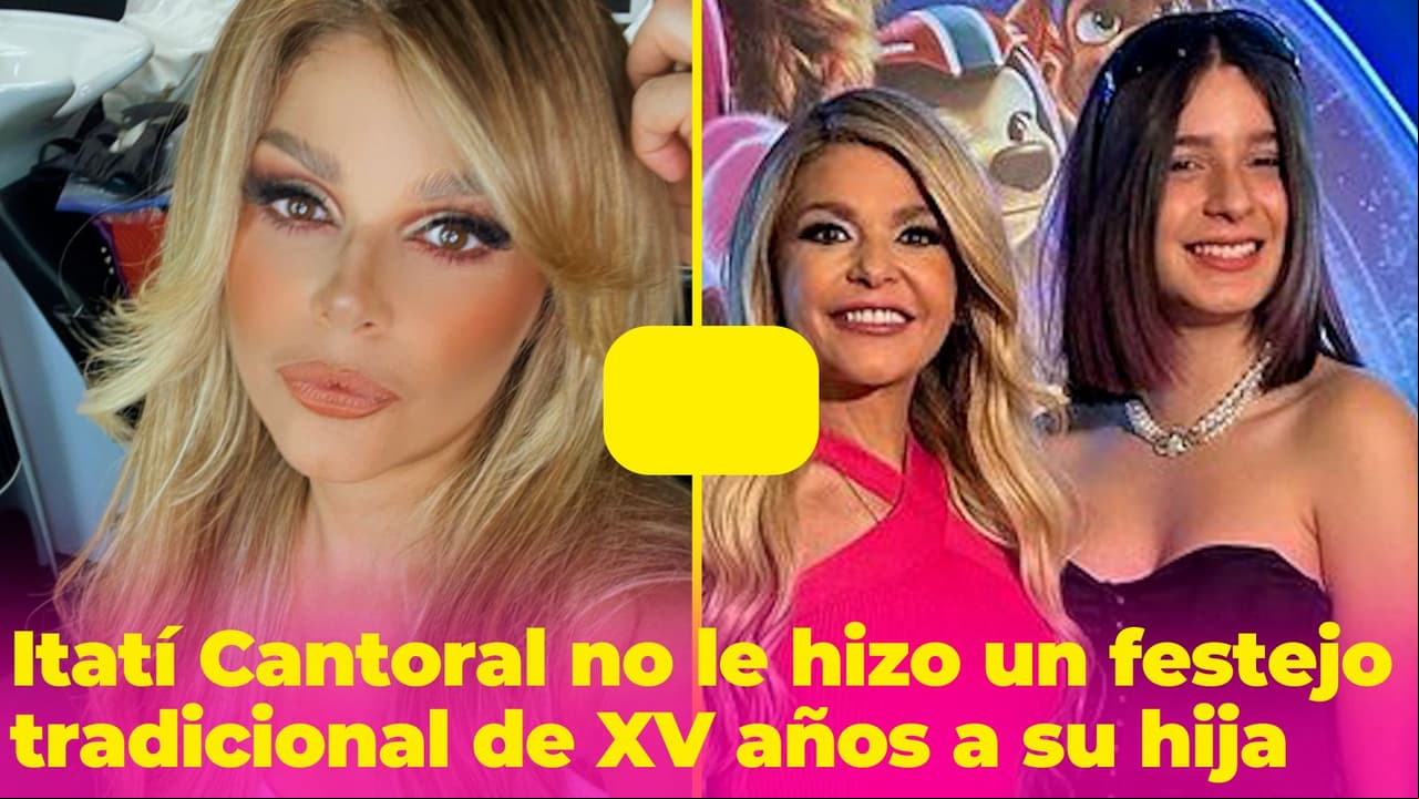 El festejo de XV años de la hija de Itatí Cantoral fue todo menos tradicional
