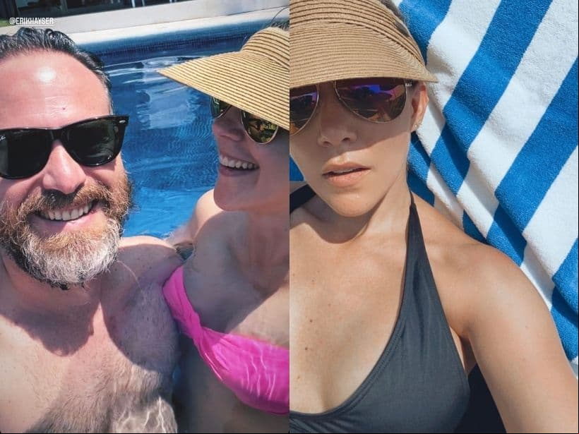 Fernanda Castillo vuelve a presumir cuerpazo pero ahora con Erik Hayser.