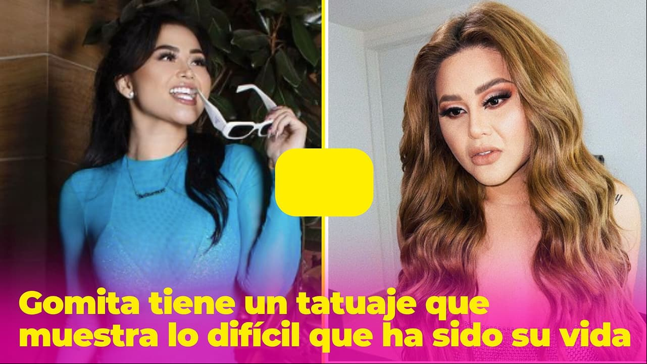 Gomita se hizo un tatuaje que muestra lo difícil que ha sido su vida