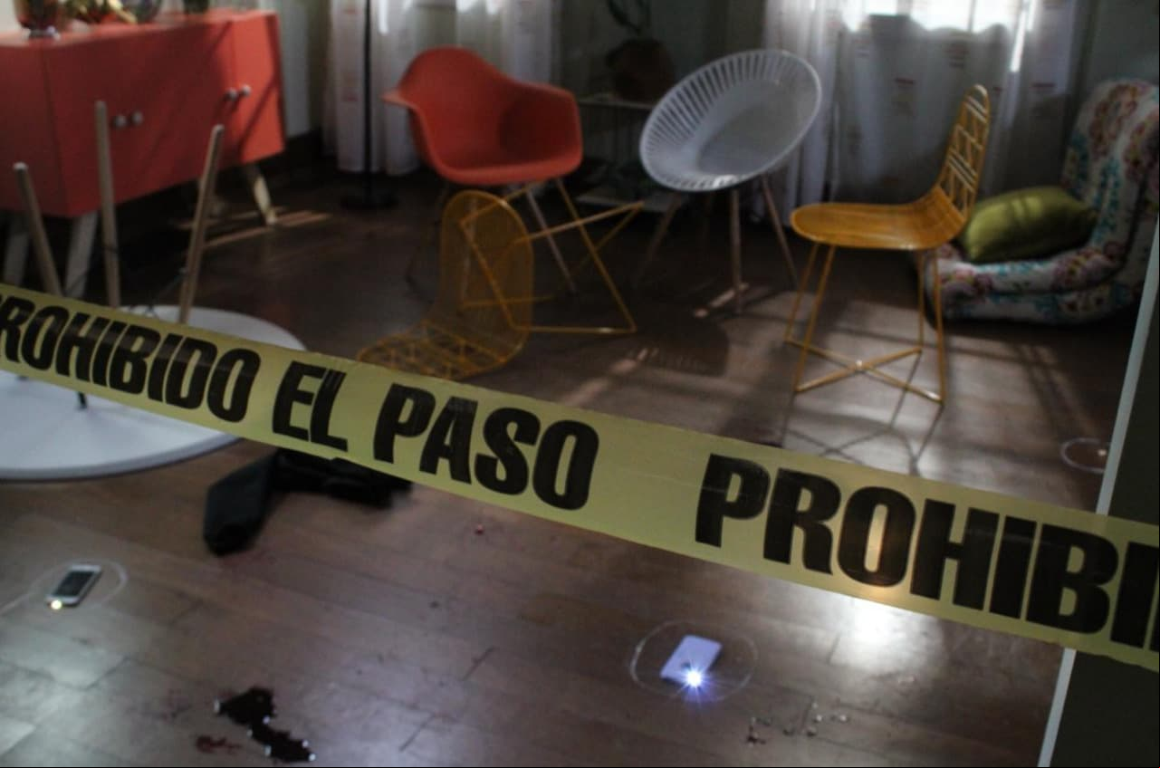 Así quedó el departamento de Aristemo tras el atentado.