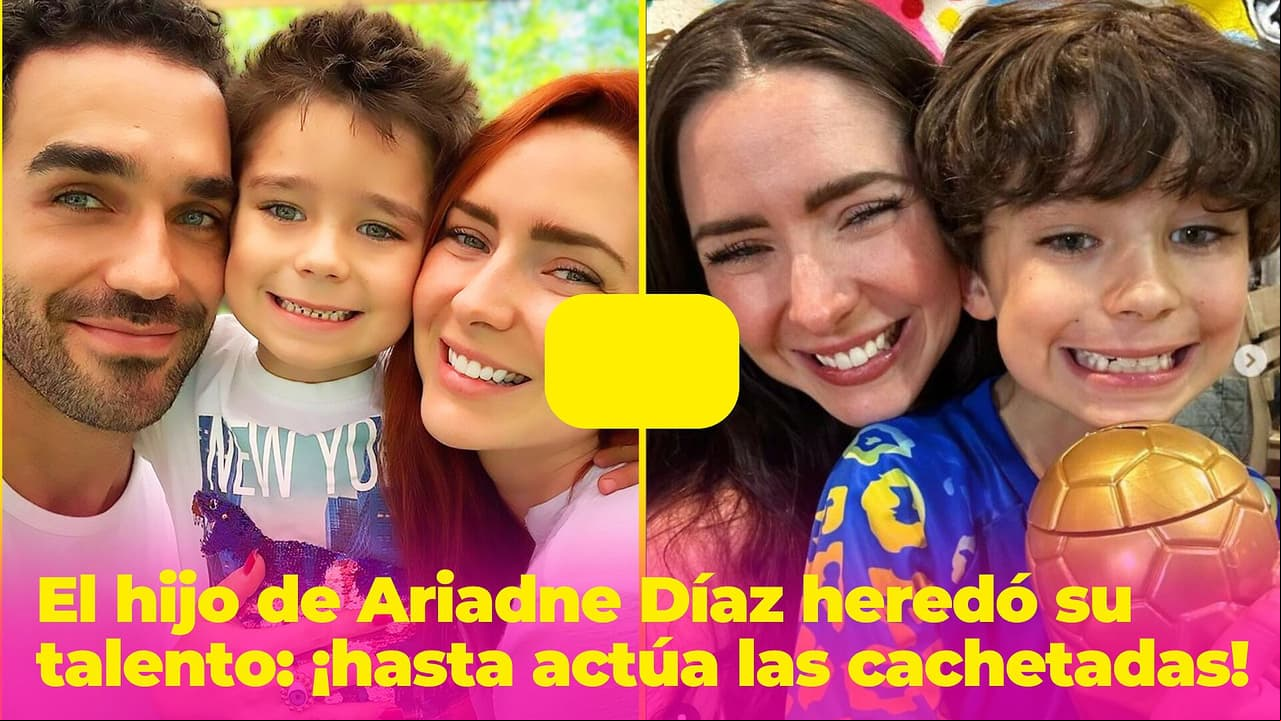 El hijo de Ariadne Díaz y Marcus Ornellas heredó su talento: ¡hasta actúa las cachetadas!