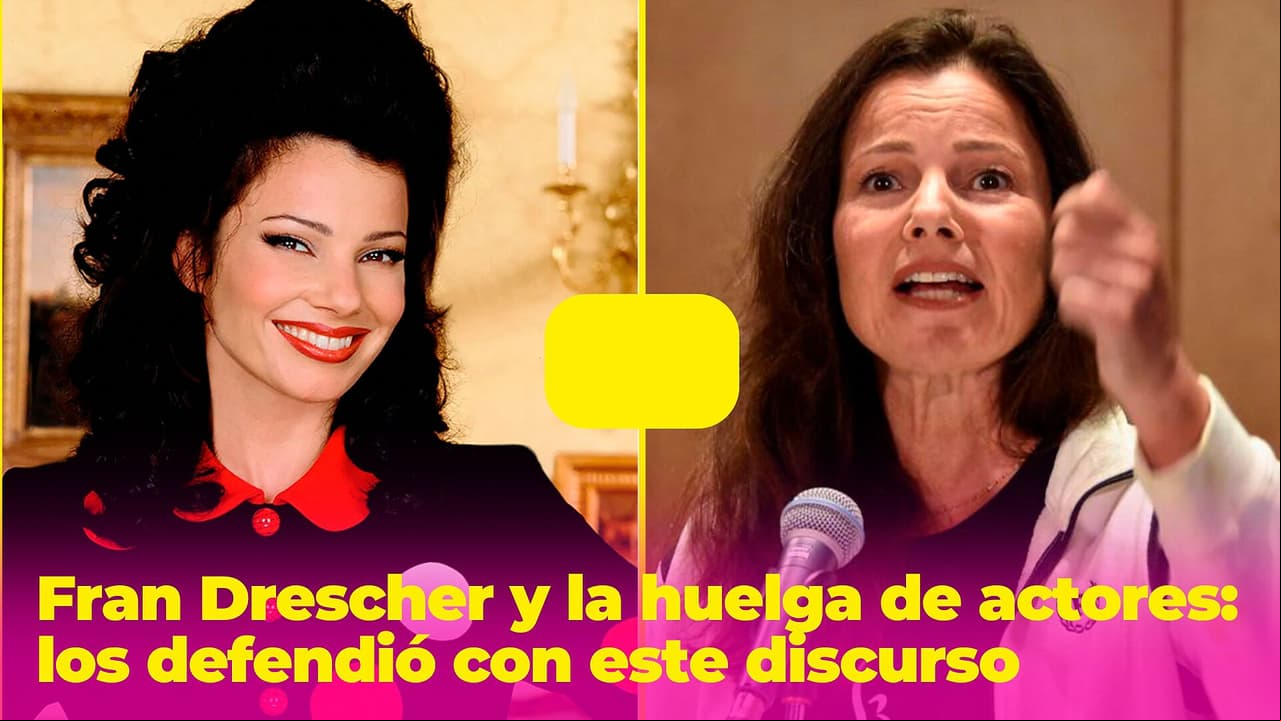 Fran Drescher no es tan superficial como todos creen: defendió a los actores con este discurso