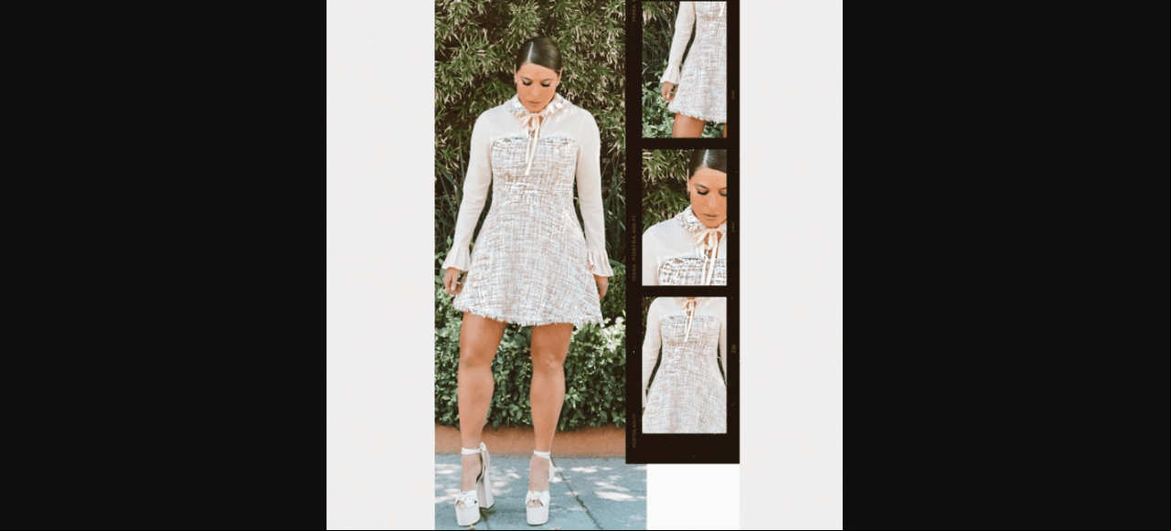 Otra de las marcas favoritas de Galilea Montijo es Saint Laurent y es que coordinó un vestido hueso con unas sandalias de piel con plataforma de dicho diseñador, que tiene un costo de casi 20 mil pesos.