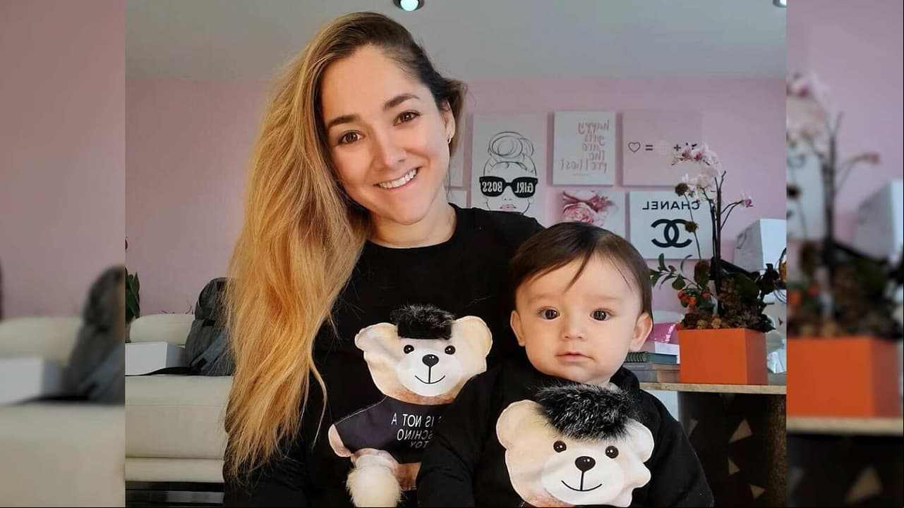 Sherlyn desata ternura en redes al protagonizar baile junto a su hijo André