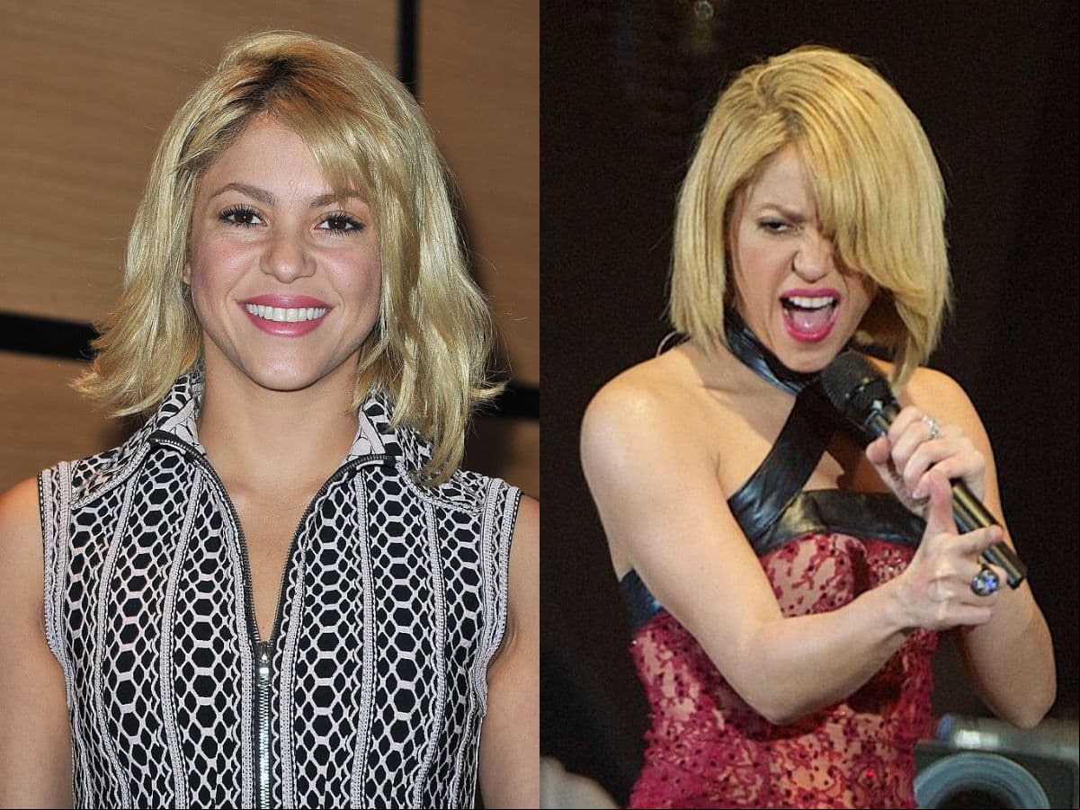 Así se veía Shakira con el cabello corto