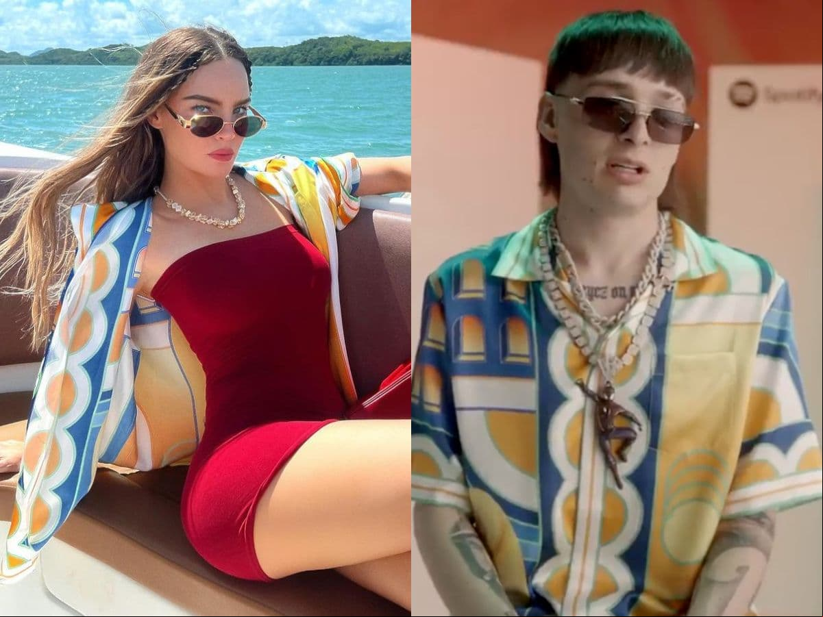 ¿Belinda y Peso Pluma usaron la misma camisa?