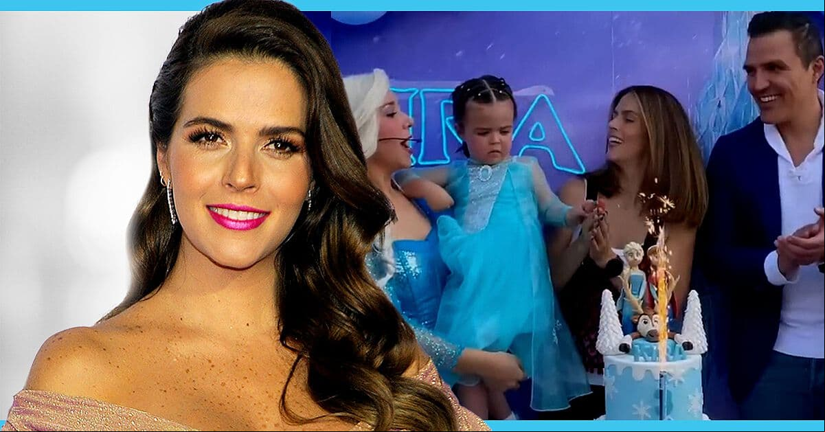 Claudia Álvarez celebra cumpleaños de Kira con espectacular fiesta de Frozen