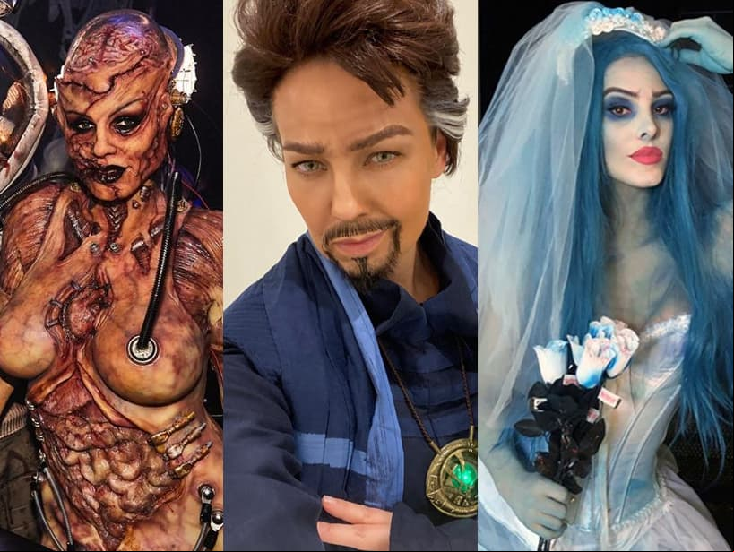 A través de Instagram, los famosos compartieron el disfraz que eligieron para celebrar Halloween.