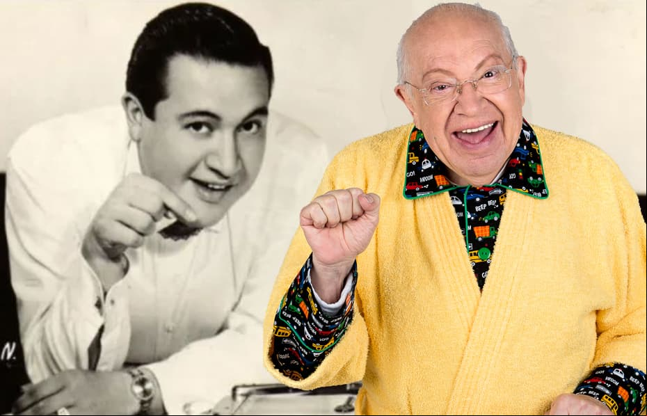 Eduardo Manzano obtuvo éxito con su programa 'Los Polivoces' en 1960.