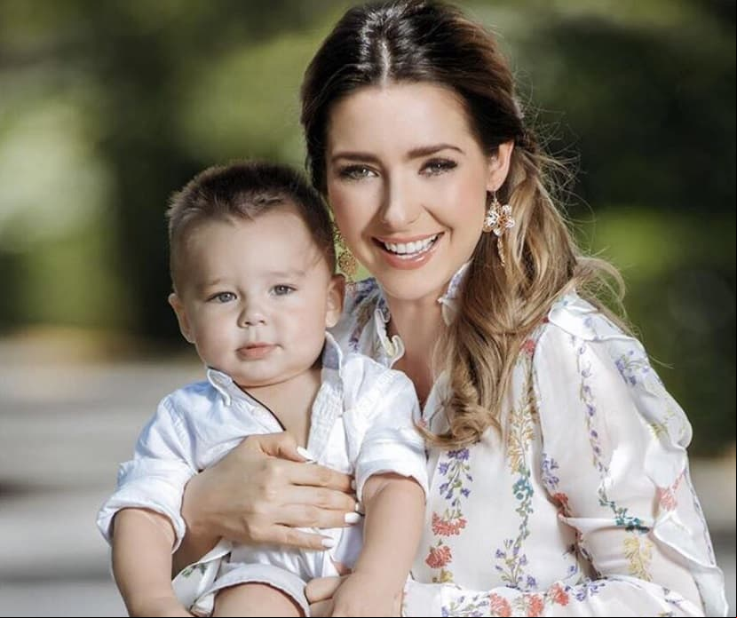 Hijo de Ariadne Díaz enternece con primera travesura