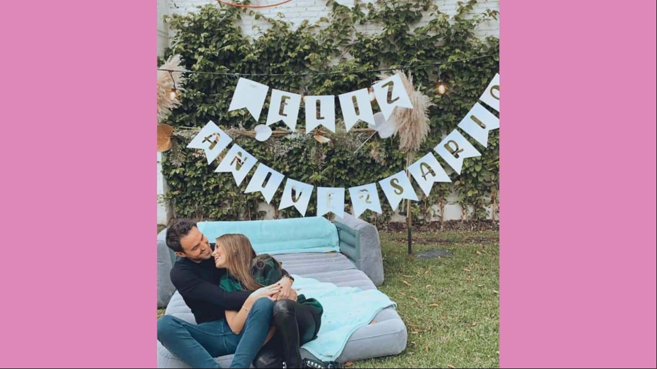 Sofía Castro sorprende a su novio con un romántico detalle en su primer aniversario