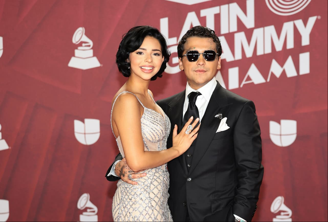 Ángela Aguilar y Christian Nodal Latin Grammys 2024