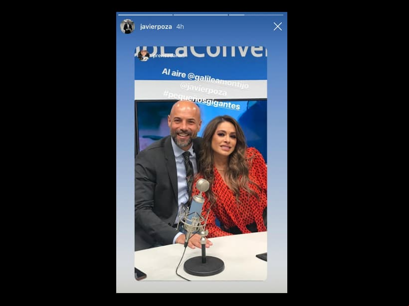 Galilea Montijo de visita en el programa de Javier Poza