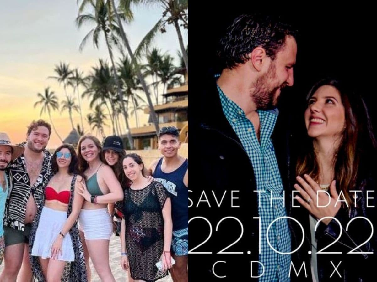 Marisol Muñiz disfrutó de su despedida de soltera en la playa.