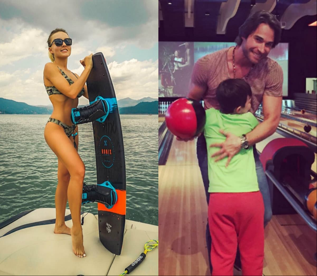 Angelique Boyer tiene una excelente relación con Santi, hijo de Sebastián Rulli