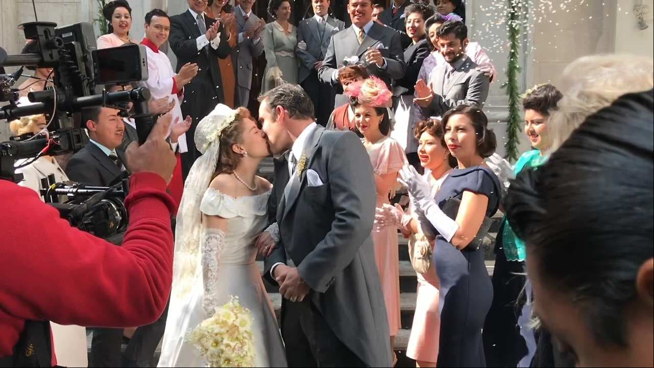 Detrás de cámaras: La boda de Silvia Pinal