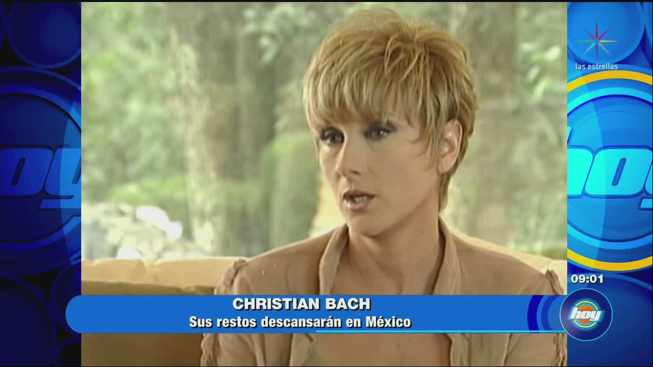 Los restos de Christian Bach descansarán en México