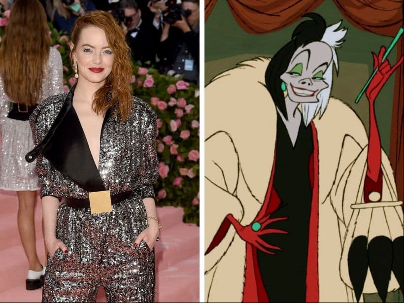 Destapan primera imagen de Emma Stone como 'Cruella de Vil', la villana de '101 dálmatas’