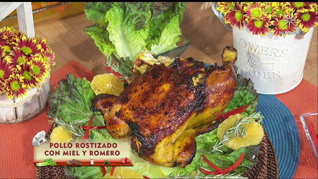 ‘Pollo rostizado con miel y romero’: Prueba esta receta original para deleitar a tus invitados