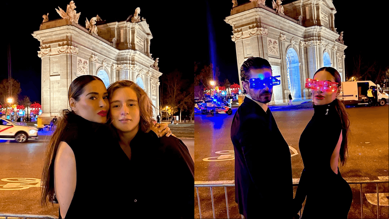 Galilea Montijo celebra el Año Nuevo en España