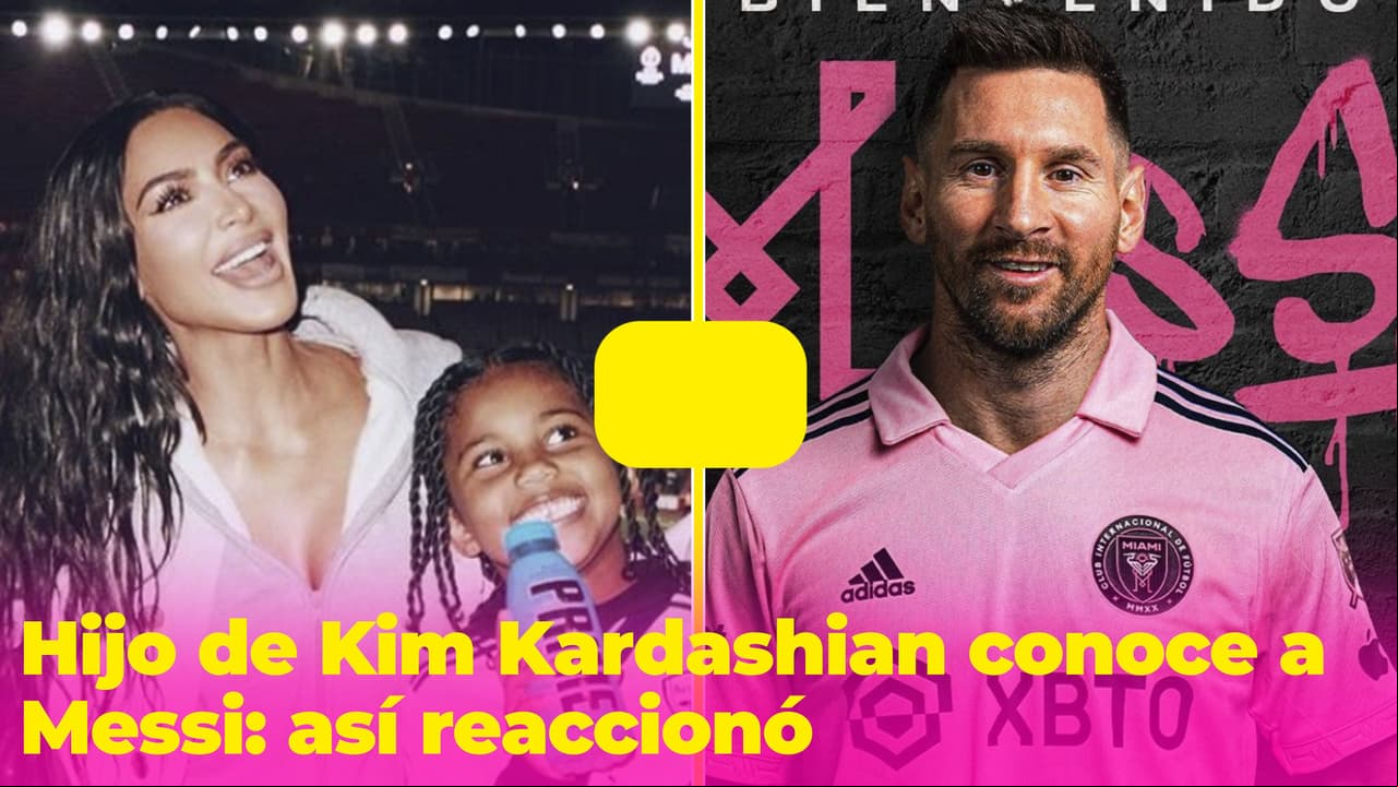 Messi hace que el hijo de Kim Kardashian pase "el mejor día de su vida" en su debut en Miami