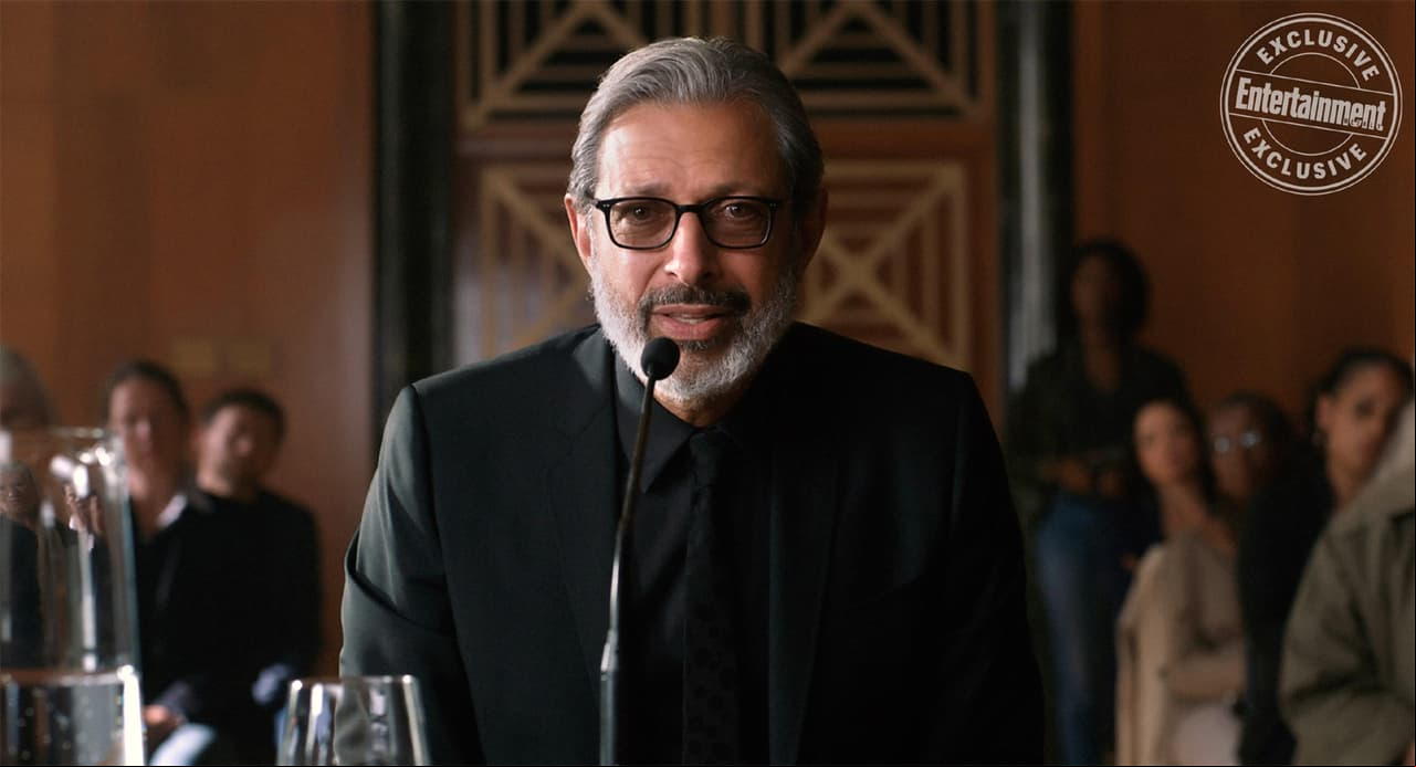El actor Jeff Goldblum interpretará una vez más a “Ian Malcolm” (FOTO: EW/Universal Pictures)